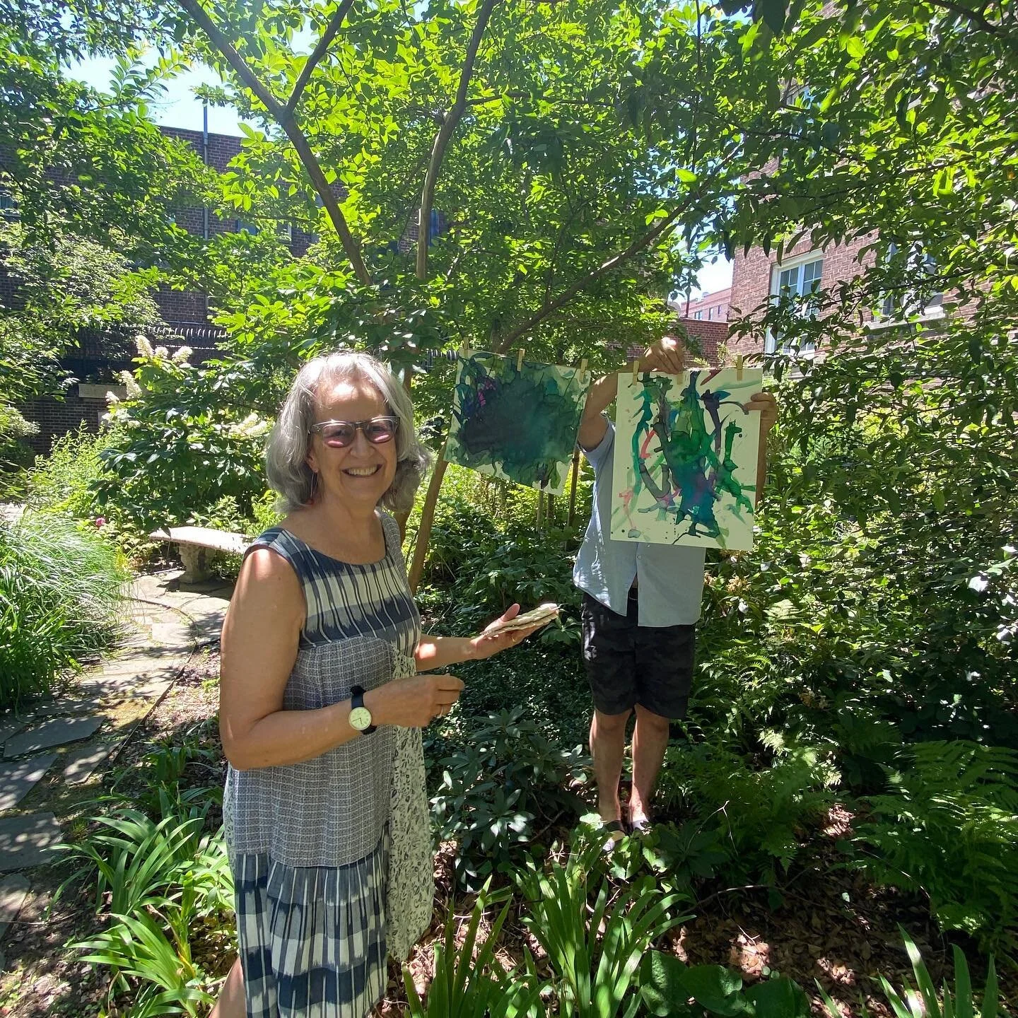 Preparing the garden for the 100 year celebration